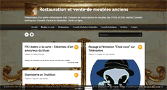 Desktop Screenshot of ebenisterie-et-tradition.net